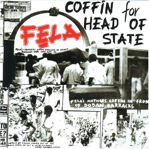 Portada del vinilo “Coffin for Head of State” de Fela Kuti