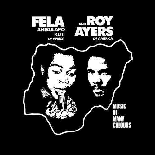 Portada del vinilo “Music of Many Colours” de Fela Kuti y Roy Ayers